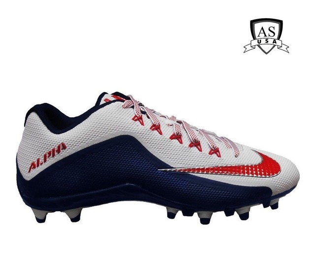 Nike Alpha Pro 2 TD Men's Football Cleats Blue White 729445-119 Size 15 | eBay