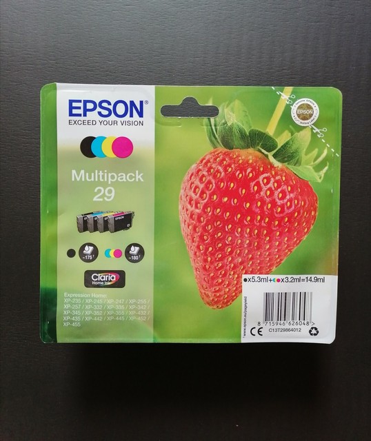 Epson Xp355 Xp452 Xp455 Genuine Ink Cartridges Multipack for sale