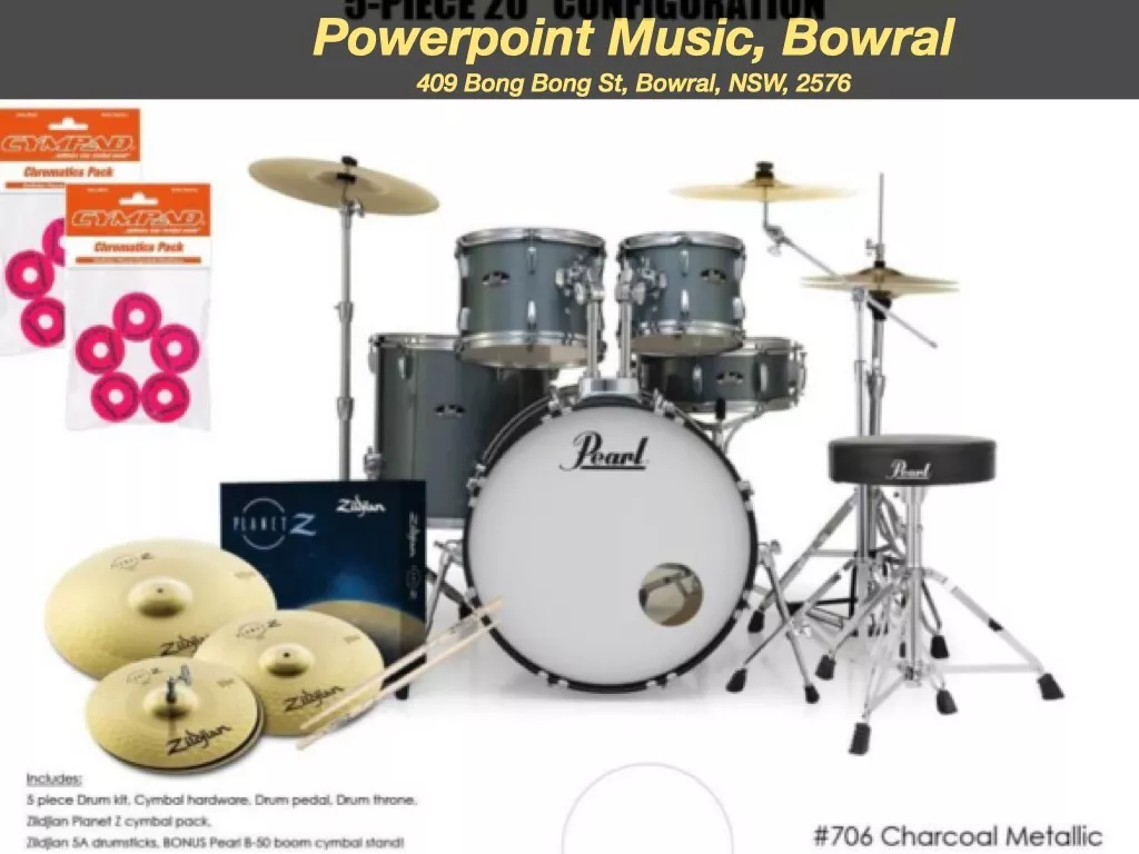 Pearl roadshow sale with zildjian cymbals