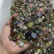 1/4LB mixed beads lot jewelry making mix variety bead supplies Read Description