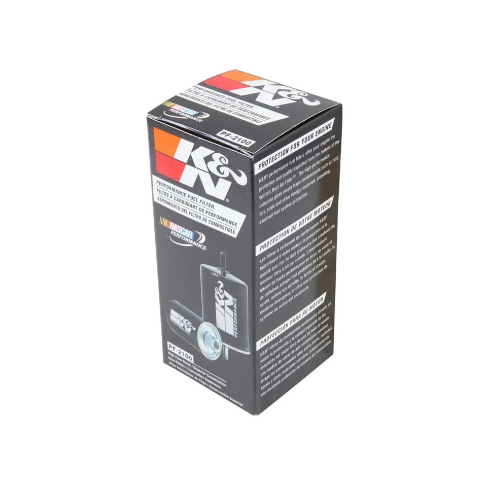 K&N PF-2100 Low Restriction In Line Gas Fuel Filter Fits Ford Chevrolet Jaguar - Image 2 of 4