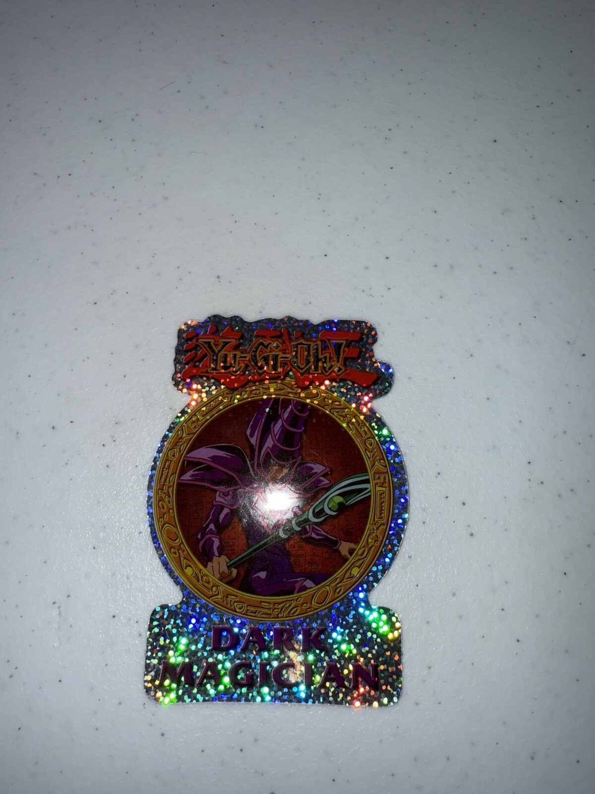 Yu-Gi-Oh! Vintage Sandylion Holo Sticker - Dark Magician - Mint - #0492