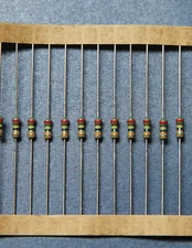 MRS25 3M3 3.3M 0.6W 1% Metal Film Resistor Philips 50PCS