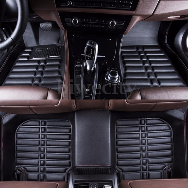 For Toyota Rav4 2013 2016 Black Car Floor Mats Front Rear Liner Mat 