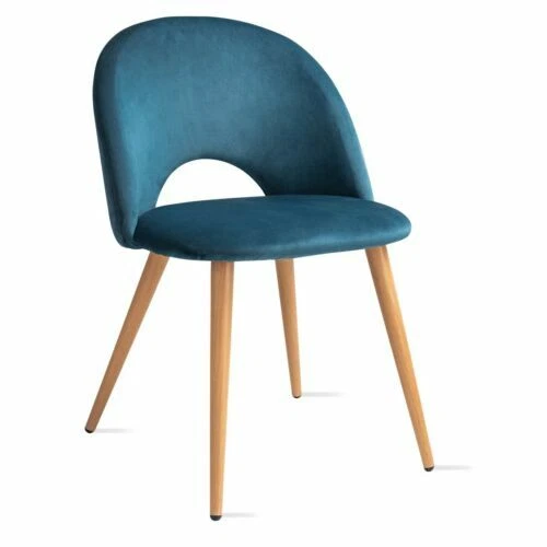 Sedie blu velluto per la casa