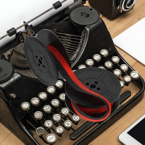 2 Sets Typewriter Ribbon Ink Replacement Adding Machine Red/black