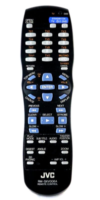 JVC RM-SXV006A OEM Original DVD Player  Remote Control /  Black