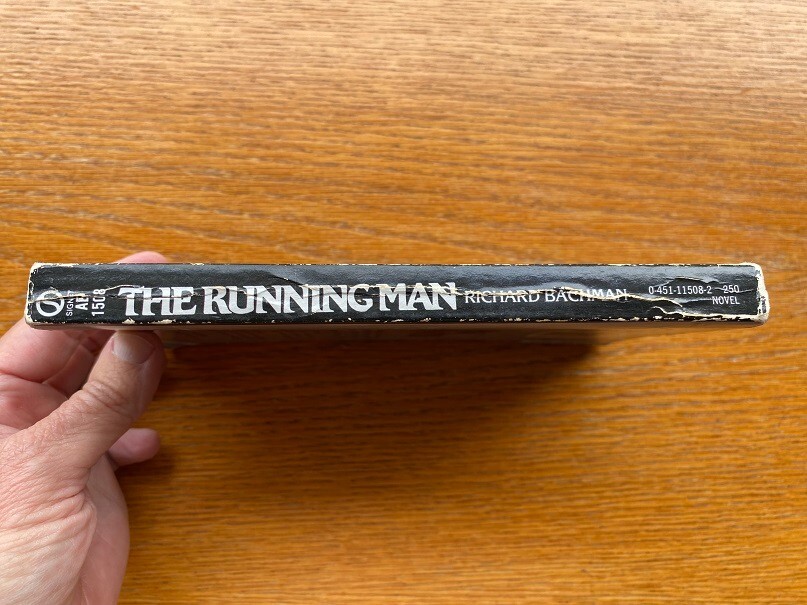 Richard Bachman Stephen King The Running Man 1st ed PBO SIGNED by Jesse