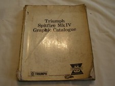 Triumph Spitfire Mk 1V graphic parts catalogue.