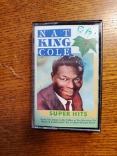 NAT KING COLE "Super Hits" - RARE CASSETTE Tested Working Well
