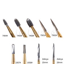Round Carbide Burs for Friction Grip High FG Choose Your Size  Qty 19mm 25mm