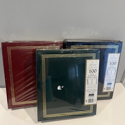 The Library Collection 100 Page Magnetic Photo Album New In Wrapper the-library-collection-100-page-magnetic-photo-album-new-in-wrapper