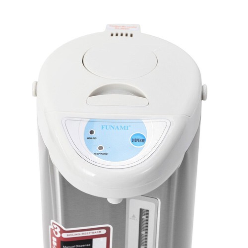 4 Liter Elektro Thermopot Wasserkocher Heißwasserspender Thermoskanne Edelstahl - Bild 28 von 29
