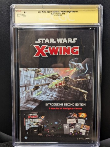 Star Wars Anakin #1 CGC 9.8 SS Firmado por Hayden Christensen - Variante - Imagen 2 de 2