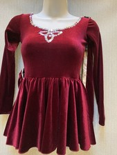 Irish Dance Costume Dress Girls Burgundy Size Child Medium IDS