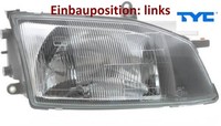 TYC 20-5616-15-2 Hauptscheinwerfer Links Scheinwerfer Frontscheinwerfer