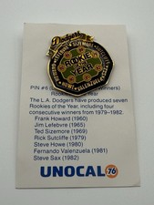 UNOCAL 76 Dodgers Pin Dodgers Award Winners Rookies Of The Year
