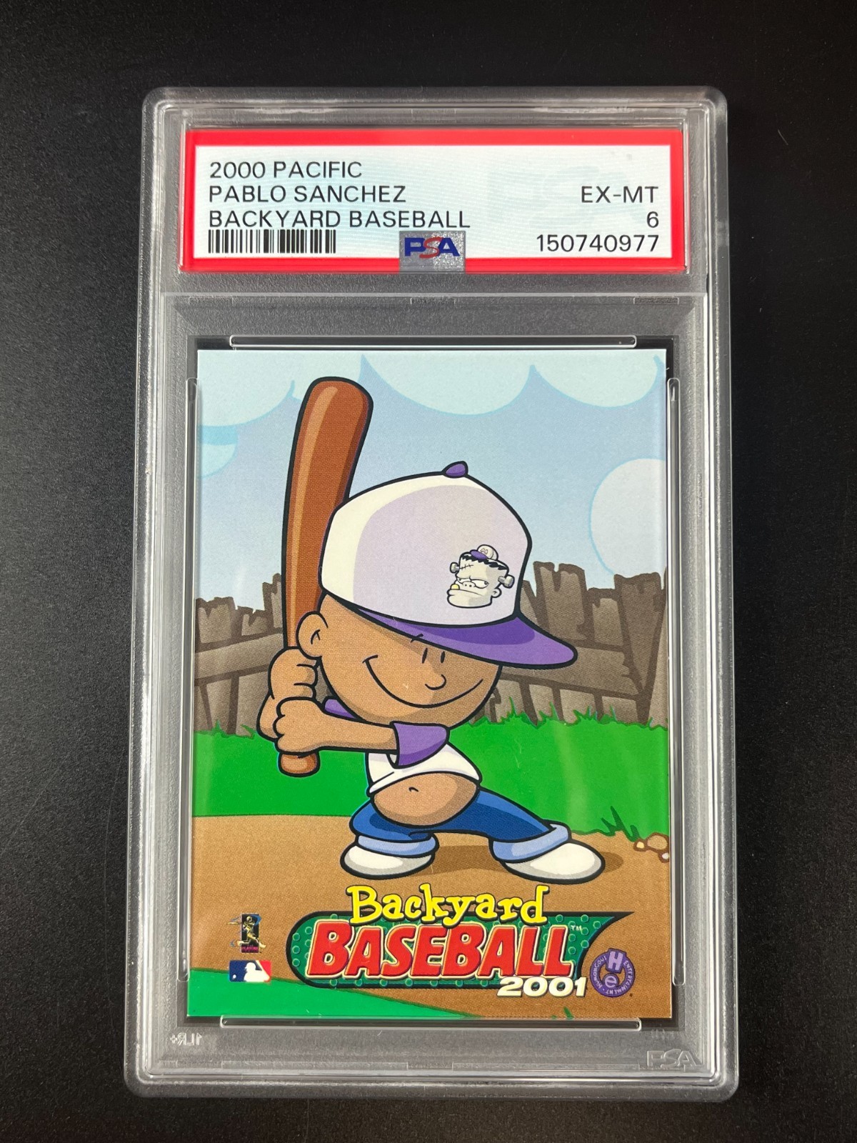 2000 Pacific Humongous Entertainment Backyard Baseball Pablo Sanchez EX-MT PSA 6