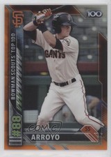 2016 Bowman Scouts' Top 100 Orange Refractor 7/25 Christian Arroyo #BTP-88 0b0