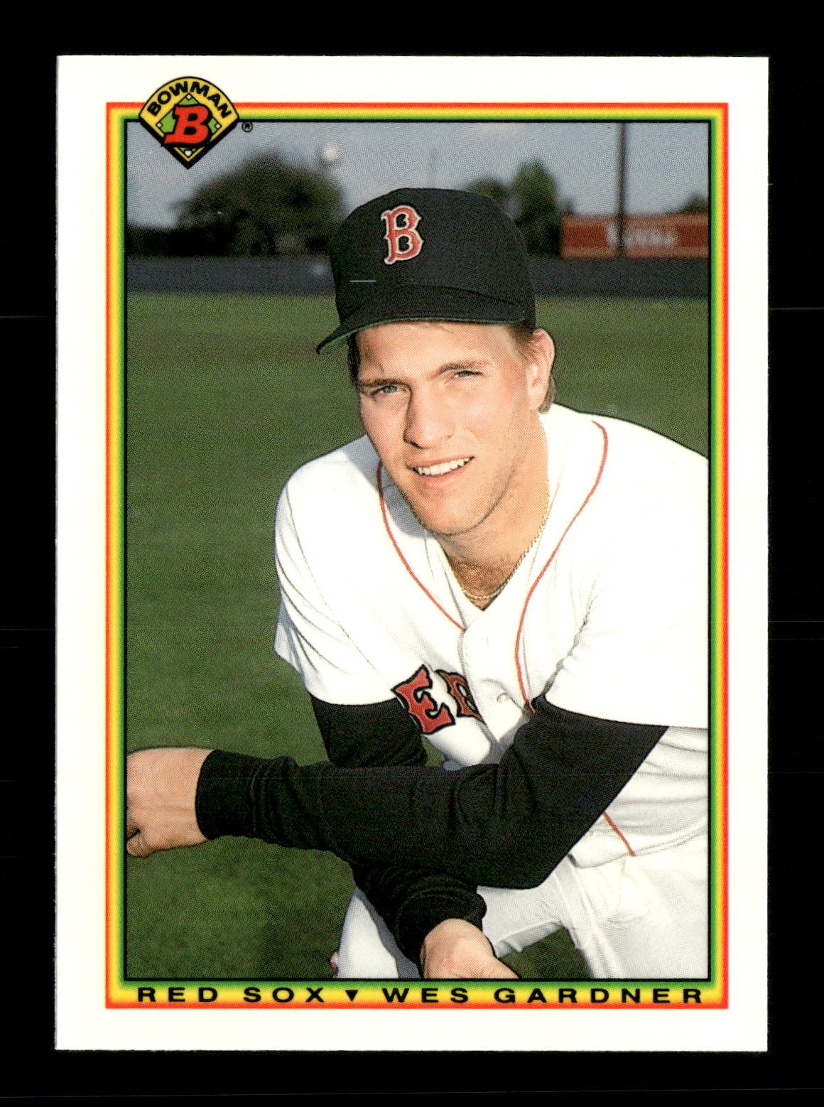 1990 Bowman TIFFANY - GLOSSY #266 Wes Gardner Boston Red Sox