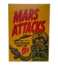 Mars Attacks Poster 1950s Retro Poster Print Aliens Outer Space Vintage Style
