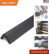 Ultra High-Density Rubber Corner Guard Edge Protector - 24" Heavy-Duty Safety