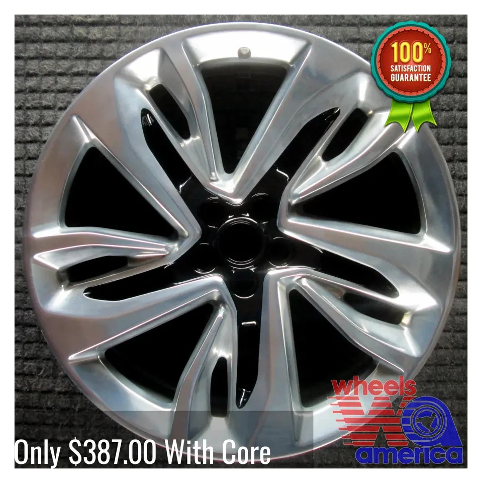 (Se envía hoy) Llanta Lincoln MKX 21 2016-2018 FA1Z1007J pulida OE 10076 Foto 2 de 4