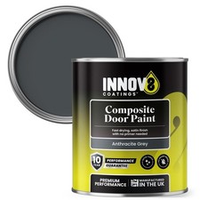 Composite Door Paint 750ml - Exterior - Metal Wood uPVC - Innov8 Coatings Anthra