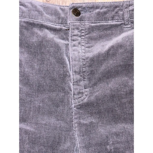 EUC Women's Charter Club Lexington Straight Charcoal Gray Corduroy - Size 16 - Image 2 of 4