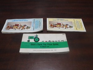 3 Farm Toy price guides - 1999 and 2000 Nolt, 1994 Dick's price guide