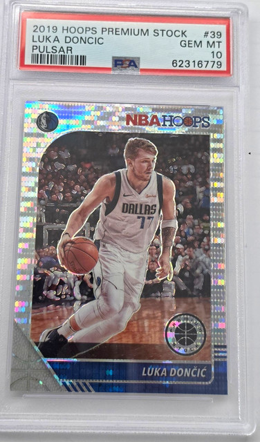 Panini 2019-20 Hoops Premium Stock Luka Dončić #39 Pulsar Prizm PSA 10 62316779