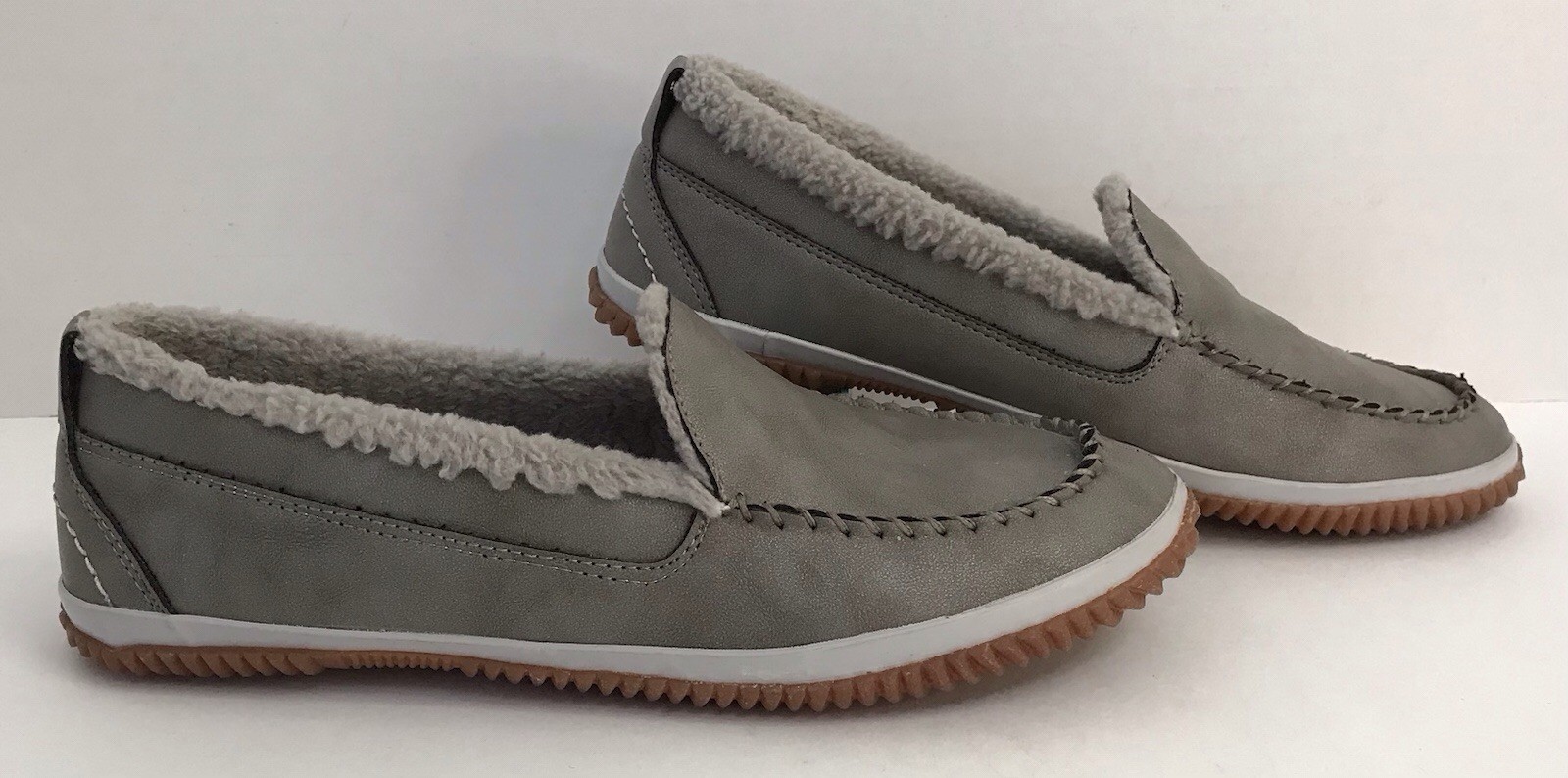 JBU By Jambu Torino Moccasin Slip-On Memory Foam Women's Size 8.5 Gray