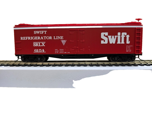 HO Scale Walthers Swift Refrigerator Line 40' Wood Refrigerator Car #6180