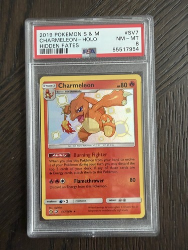 Charmeleon graded PSA 8 for sale on eBay