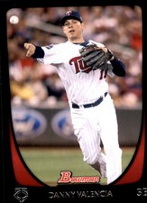 Danny Valencia 2011 Bowman #152 Twins MLB READ FREE SHIPPING AutographDen