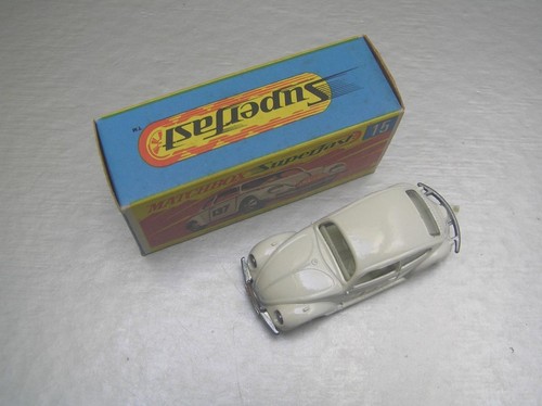 Matchbox Superfast MB15 Volkswagen VW 1500 Saloon Mint in Box - Picture 7 of 11