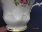 Vintage Royal Albert Tea Cup & Saucer - Corset Style - Embossed & Decorated — photo 4