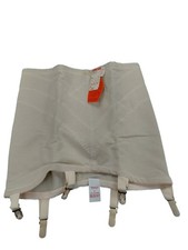 Vintage Young Smoothie Open Bottom Girdle With Garter Size L