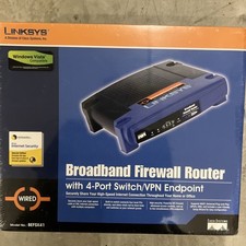 NEW Linksys BEFSX41 100 Mbps 4-Port 10/100 EtherFast Cable/DSL Firewall Router