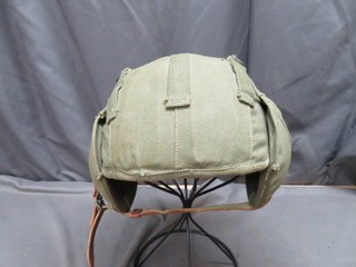WWII US ARMY AIR FORCE M4A2 FLYER’S FLAK HELMET VERY NICE CONDITION