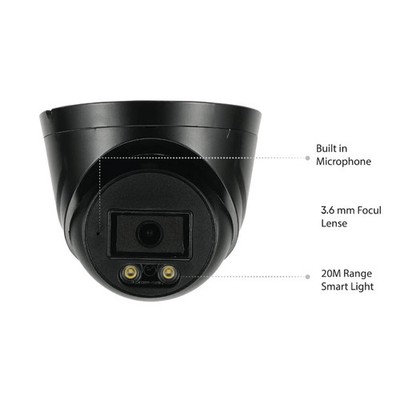 CCTV SECURITY SYSTEM 2MP AUDIO MIC CAMERA COLORVU OUTDOOR NIGHT VISION CAMERA