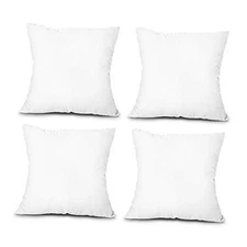  Throw Pillow Insert, Lightweight Soft Polyester Down Alternative 12"x12"