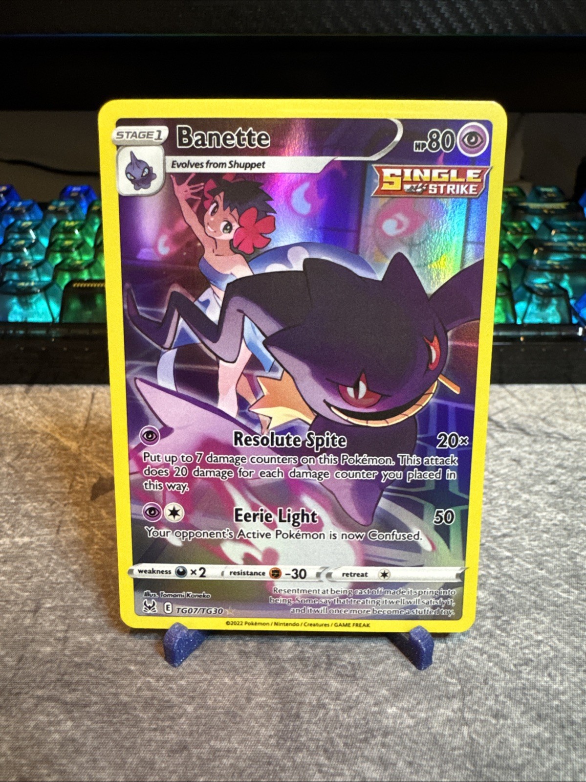 Pokémon TCG Banette Trainer Gallery TG07/TG30 Lost Origin NM