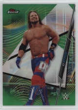 2020 Topps Finest WWE Green Refractor 27/99 AJ Styles #34 1fo3
