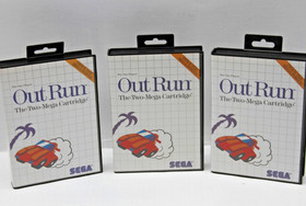 Out Run 1987 Sega Master System SMS CIB Complete TESTED Authentic