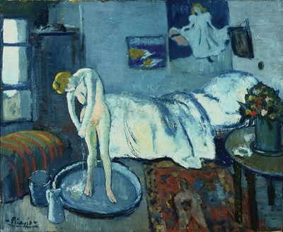 Pablo Picasso - Das blaue Zimmer A1-A4 Poster Kunst Gemälde Meister Fine Classic Wand