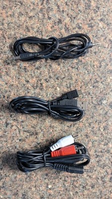  3.5mm Jack Aux to 2 RCA Audio Video Cable Stereo Y Splitter Cable AV Adapter