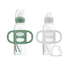 Dr. Brown'S Milestones Narrow Sippy Spout Bottle with 100 Silicone Handles, Eas