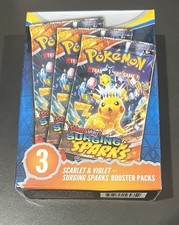 Pokemon Trading Card Game TCG Scarlet & Violet - Surging Sparks 3 Booster Packs