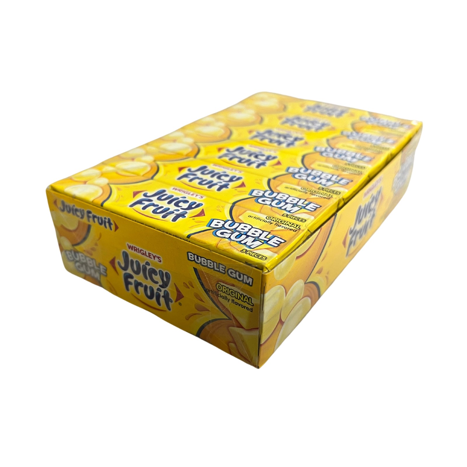 Chicles Wrigley's Juicy Fruit Original 18 x 5 Paquetes = 90 Unidades